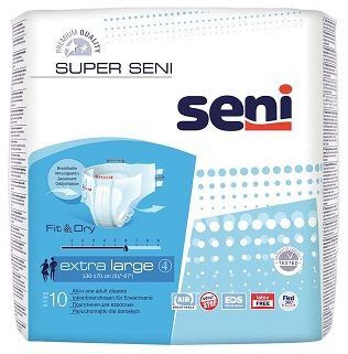 Pieluchomajtki Seni Super, rozmiar XL, chłonność 6, 10 sztuk