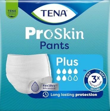 Pieluchomajtki Tena Pants ProSkin Plus, rozmiar L, chłonność 6/8, nowa wersja, 10 sztuk