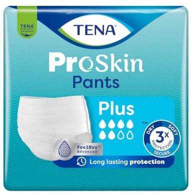 Pieluchomajtki Tena Pants ProSkin Plus, rozmiar M, chłonność 6/8, nowa wersja,10 sztuk