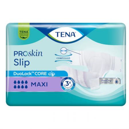 Pieluchomajtki Tena Slip ProSkin Maxi, rozmiar M, chłonność 8/8, 10 sztuk