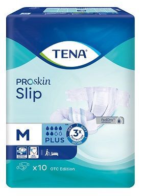Pieluchomajtki Tena Slip ProSkin Plus, rozmiar M, chłonność 6/8, 10 sztuk