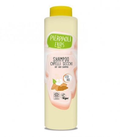 Pierpaoli Ekos, szampon do włosów suchych, z ekstraktem ze słodkich migdałów, 500ml