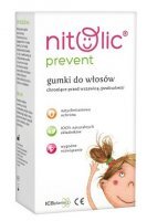 Pipi Nitolic Prevent, gumki do włosów chroniące przed wszawicą, 4 sztuki