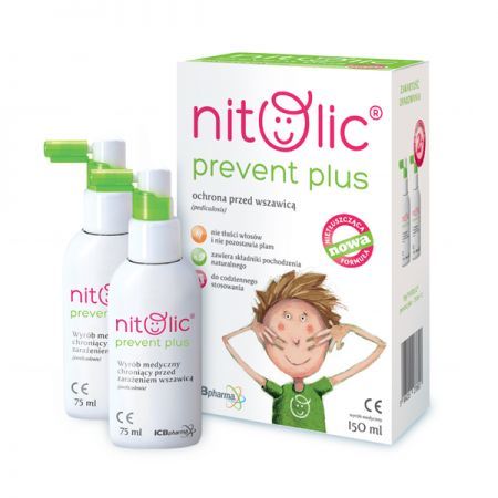 Pipi Nitolic Prevent Plus, spray ochronny przed wszawicą, 150ml