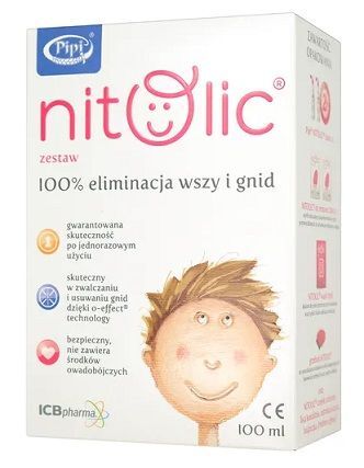 Pipi Nitolic, zestaw do eliminacji wszy i gnid, 1 sztuka