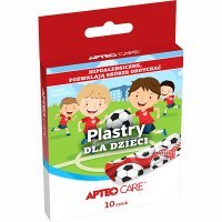 Plastry dla dzieci, Apteo Care, piłkarze, 72 x 25mm, 10 sztuk