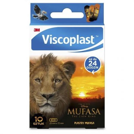 Plastry dla dzieci, Mufasa Król Lew, Viscoplast, 10 sztuk
