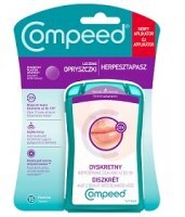 Plastry dyskretne na opryszczkę, Compeed, 15 sztuk