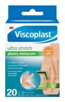 Plastry elastyczne, Viscoplast, Ultra Stretch, 3 rozmiary, 20 sztuk