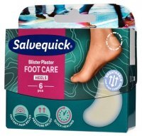 Plastry na pęcherze i otarcia, Salvequick Foot Care, medium, 6 sztuk