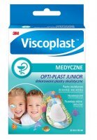 Plastry okulistyczne, Opti-Plast Junior, dekorowane, Viscoplast, 62mm x 50mm, 10 sztuk