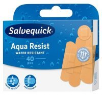 Plastry wodoodporne, Salvequick Aqua Resist, 40 sztuk