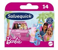 Plastry wodoodporne, Salvequick Barbie, 14 sztuk