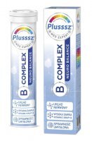 Plusssz B Complex Neuro Balance, smak pomarańczowo-brzoskwiniowy, 20 tabletek musujących