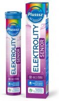 Plusssz Elektrolity Senior 100% Complex, smak malinowo-cytrynowy, 24 tabletki musujące