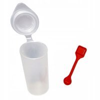 Pojemnik do analizy kału, Apteo, z łopatką, jałowy, 20ml