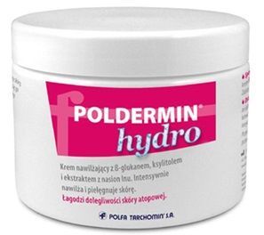 Poldermin Hydro, krem nawilżający, do skóry suchej i wrażliwej, 500 ml