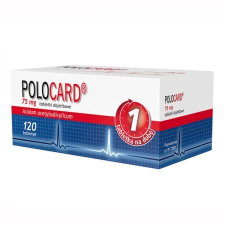 Polocard 75mg, 120 tabletek