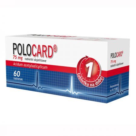 Polocard 75mg, 60 tabletek
