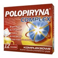 Polopiryna Complex (500mg+15,58mg+2mg), proszek, 12 saszetek