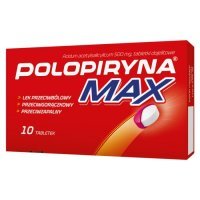 Polopiryna Max 500mg, 10 tabletek