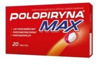 Polopiryna Max 500mg, 20 tabletek