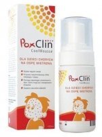 PoxClin CoolMousse, preparat dla dzieci chorych na ospę wietrzną, 100ml