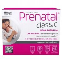 Prenatal Classic, od 13 tygodnia ciąży do końca karmienia piersią, 90 tabletek