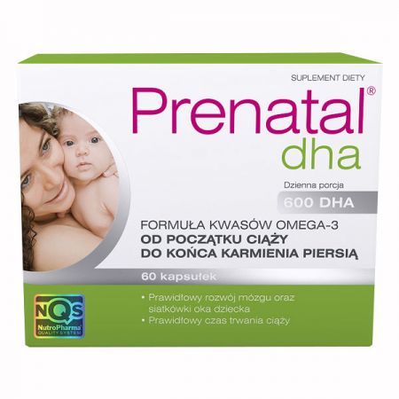 Prenatal DHA, od początku ciąży do końca karmienia piersią, 60 kapsułek