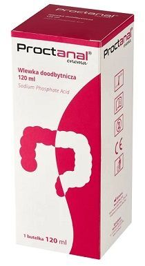 Proctanal enema, wlewka doodbytnicza, 120ml