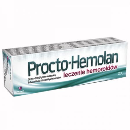 Procto-Hemolan (50mg+20mg)/g, krem doodbytniczy, 20g