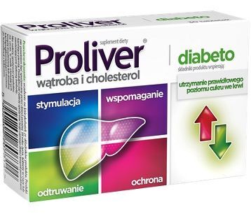 Proliver Diabeto, 30 tabletek