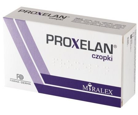Proxelan, czopki doodbytnicze, 10 sztuk