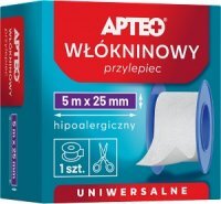 Przylepiec Apteo, włókninowy, biały, 5m x 2,5cm, 1 sztuka