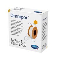 Przylepiec na rolce Omnipor, biały, 1,25cmx5m, 1 sztuka