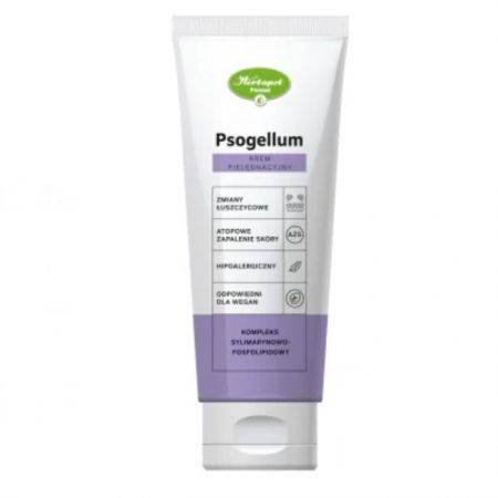 Psogellum, hipoalergiczny krem pielęgnacyjny, do skóry atopowej, bardzo suchej, ze zmianami łuszczycowymi, 200ml