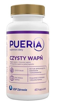 Pueria Czysty Wapń, 60 kapsułek