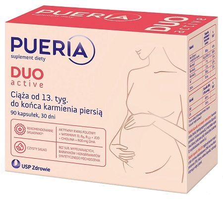 Pueria Duo Active, 90 kapsułek
