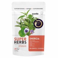 Purella Superfoods, Superherbs Energia, mieszanka ziół do zaparzania, 20 saszetek