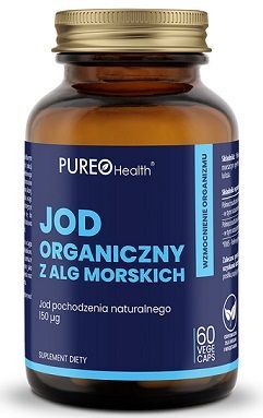 Pureo Health, jod organiczny z alg morskich, 60 kapsułek