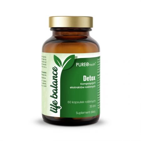 Pureo Health Life Balance, Detox, 60 kapsułek