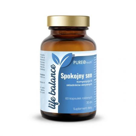 Pureo Health Life Balance, Spokojny Sen, 60 kapsułek