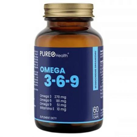 Pureo Health, Omega 3-6-9, 60 kapsułek