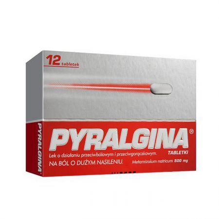 Pyralgina 500mg, 12 tabletek
