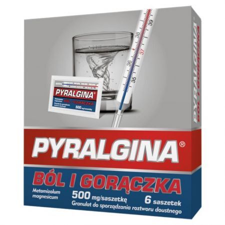 Pyralgina Gorączka 500mg, proszek, 6 saszetek