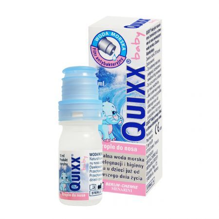 Quixx Baby, krople do nosa, od urodzenia, 10ml