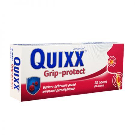 Quixx Grip-protect, 20 tabletek do ssania