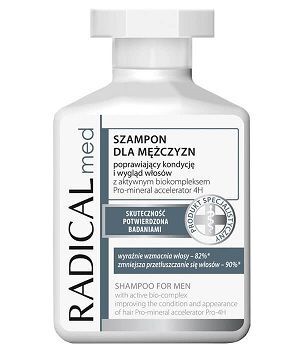 Radical Med, szampon dla mężczyzn poprawiający kondycję i wygląd włosów, 300ml