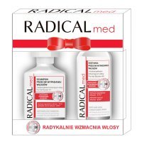Radical Med, szampon przeciw wypadaniu włosów, 300ml + odżywka, spray, 200ml