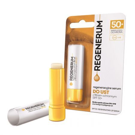 Regenerum, serum regeneracyjne do ust SPF 50+, sztyft, 1 sztuka